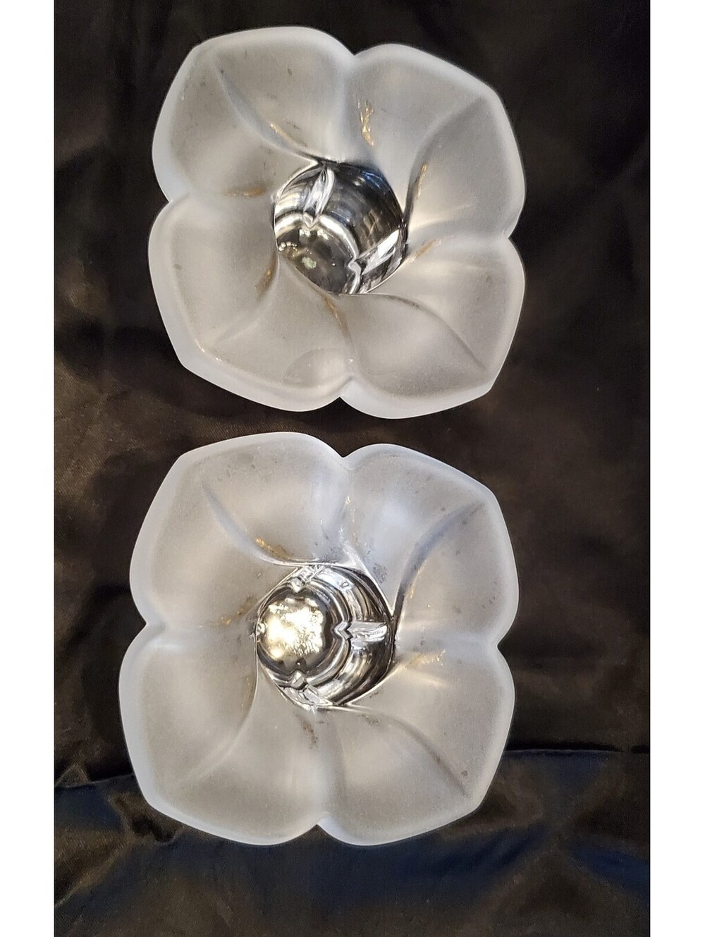 Cristal J.G. Durand Candle Stick Holder